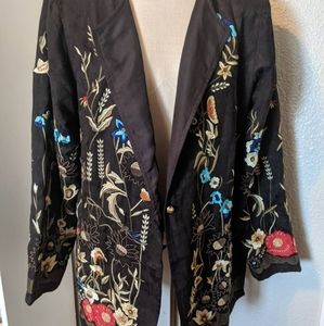 Embroidered Blazer NWT